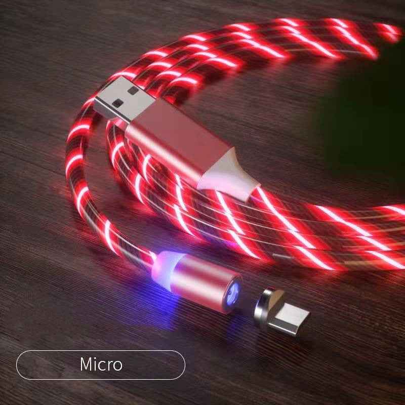 High-Speed Magnetic Charging Cable with Charger Daytona Performance – Revolutionizing My Everyday Power Routine - LED Magnet Charger for Lighting and Micro USB, Type-C Compatibility