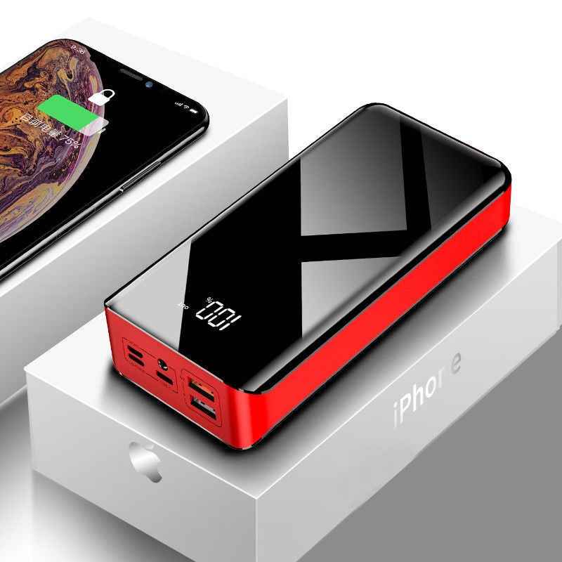 30000mAh Power Bank with Dual USB Charger Ports - High Capacity Portable Charger