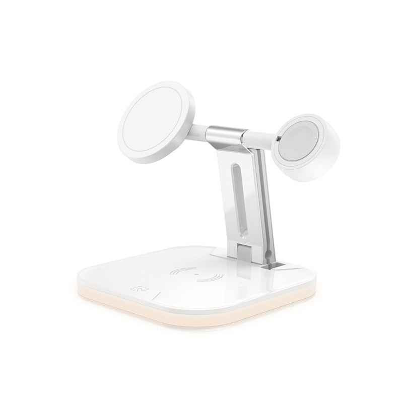 3 in 1 Magnetic Wireless Charger for Apple - 15W Fast Charging Station Compatible with MagSafe Chargers