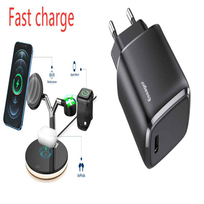 3 in 1 Magnetic Wireless Charger for Apple - 15W Fast Charging Station Compatible with MagSafe Chargers
