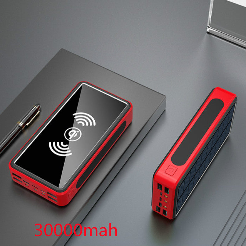 Solar Rechargeable Power Bank for Outdoor Adventures