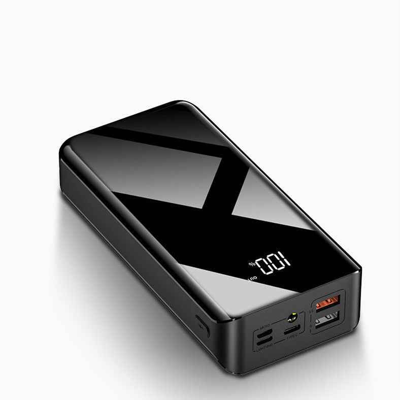 30000mAh Power Bank with Dual USB Charger Ports - High Capacity Portable Charger