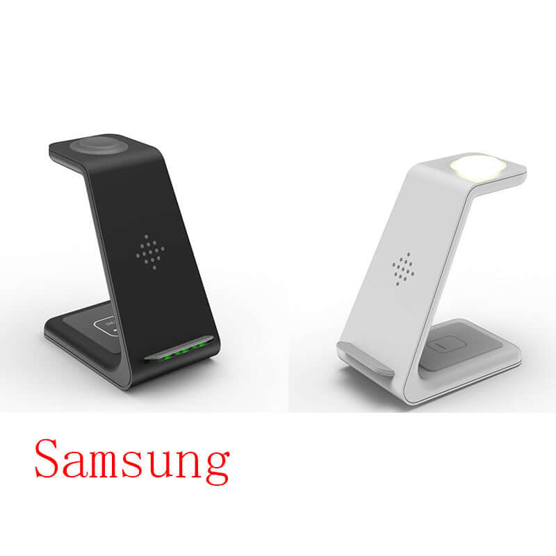 3 in 1 Wireless Charger Stand with Car Portable Charger Fast Charging Station Dock for Phones - My Store