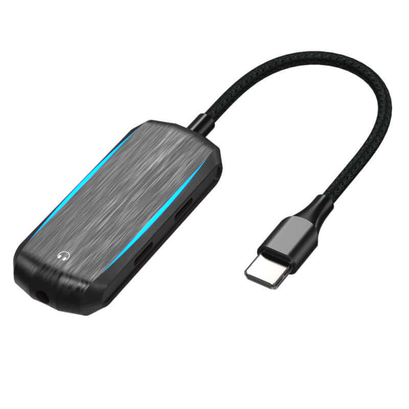 Audio Adapter Lightning Type-C Three-in-One Headset Adapter Cable