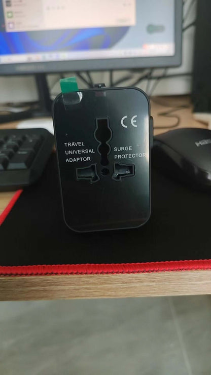 Travel Adapter, Worldwide All In One Universal Travel Adapter Wall Charger AC Power Plug Adapter Wi