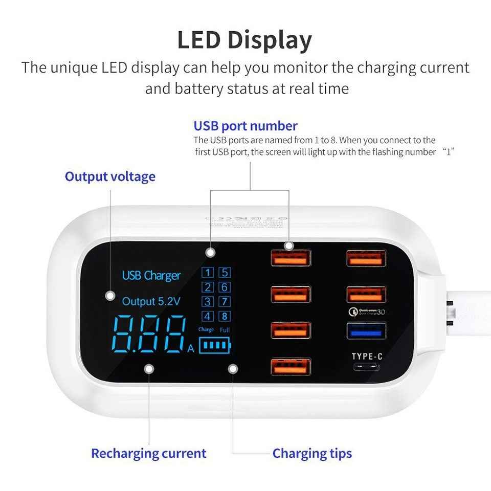 Quick Charge USB Charger Station - Fast and Efficient Charging Solution