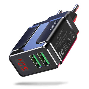 Dual USB Smart Charger 2.4A Fast Charging Head