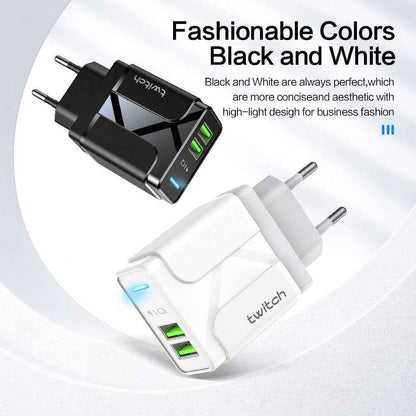 Dual USB Smart Charger 2.4A Fast Charging Head