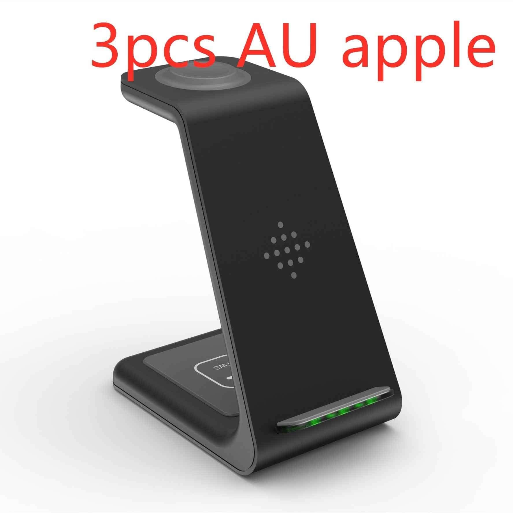 3 in 1 Wireless Charger Stand with Car Portable Charger   Fast Charging Station Dock for Phones