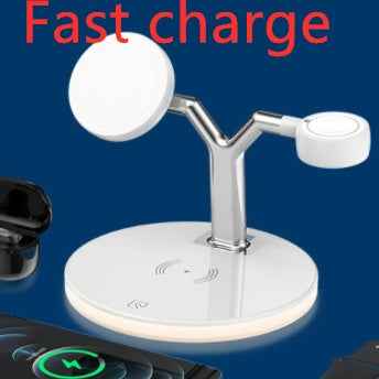 3 in 1 Magnetic Wireless Charger for Apple - 15W Fast Charging Station Compatible with MagSafe Chargers