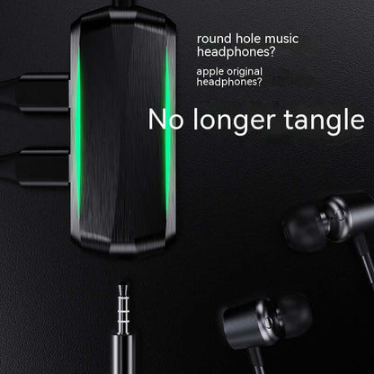 Audio Adapter Lightning Type-C Three-in-One Headset Adapter Cable