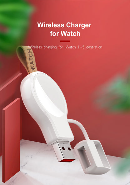 Wireless Magnetic Watch Charger - Portable Magnetic Wireless Charger for Watches