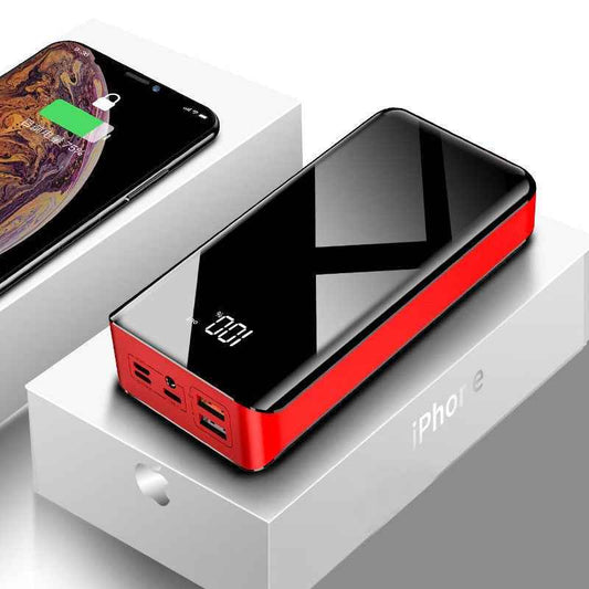 30000mAh Power Bank with Dual USB Charger Ports - High Capacity Portable Charger