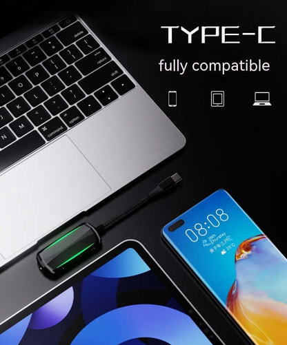 Audio Adapter Lightning Type-C Three-in-One Headset Adapter Cable