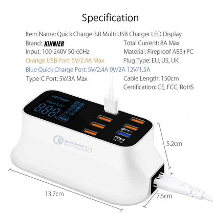 Quick Charge USB Charger Station - Fast and Efficient Charging Solution