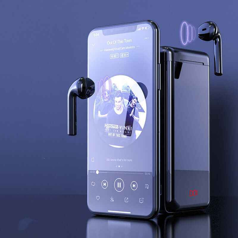Bluetooth Headset with Power Bank and 3.7V Battery Charger for Ultimate Convenience