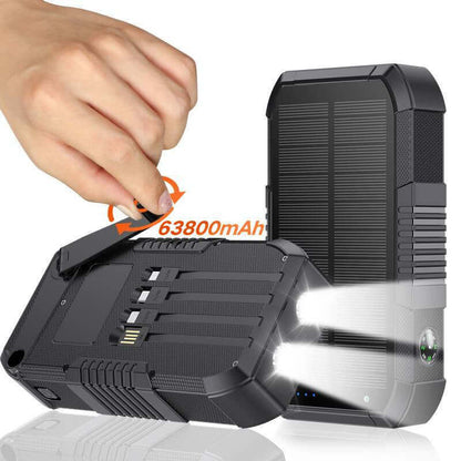 Solar Portable Power Bank - New Solar Portable Power Bank for On-the-Go Energy Solutions