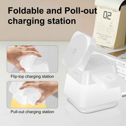 ⚡ Rotatable Wireless Charger Stand andBattery Charger for Xbox One Controller with Colorful Lighting for iPhone 15 14 13 12 Pro Max 8 7 - Magnetic Fast Charging Station