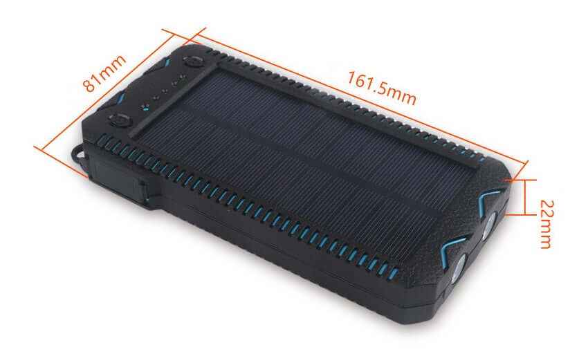 Solar Power Bank for Phones - Portable Charger for On-the-Go Power