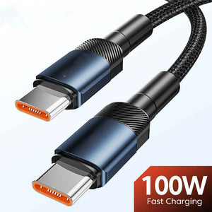 Aluminum Alloy Quick Charge Cable PD100W USB Charging Data Cable