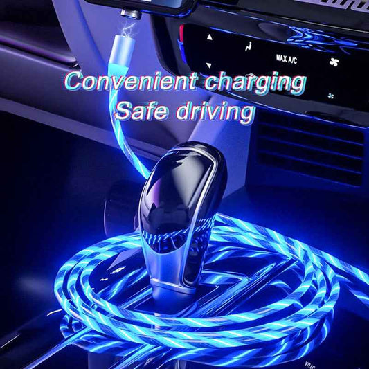 High-Speed Magnetic Charging Cable with Charger Daytona Performance – Revolutionizing My Everyday Power Routine - LED Magnet Charger for Lighting and Micro USB, Type-C Compatibility