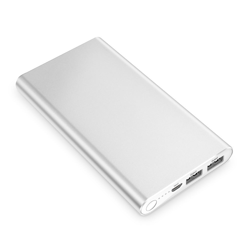 Power Bank 12000mAh Ultra-thin Power Bank - Lightweight Aluminum Alloy High-Capacity Charger